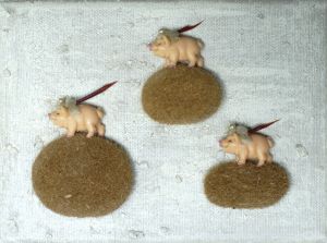 Varkentjes op wolken